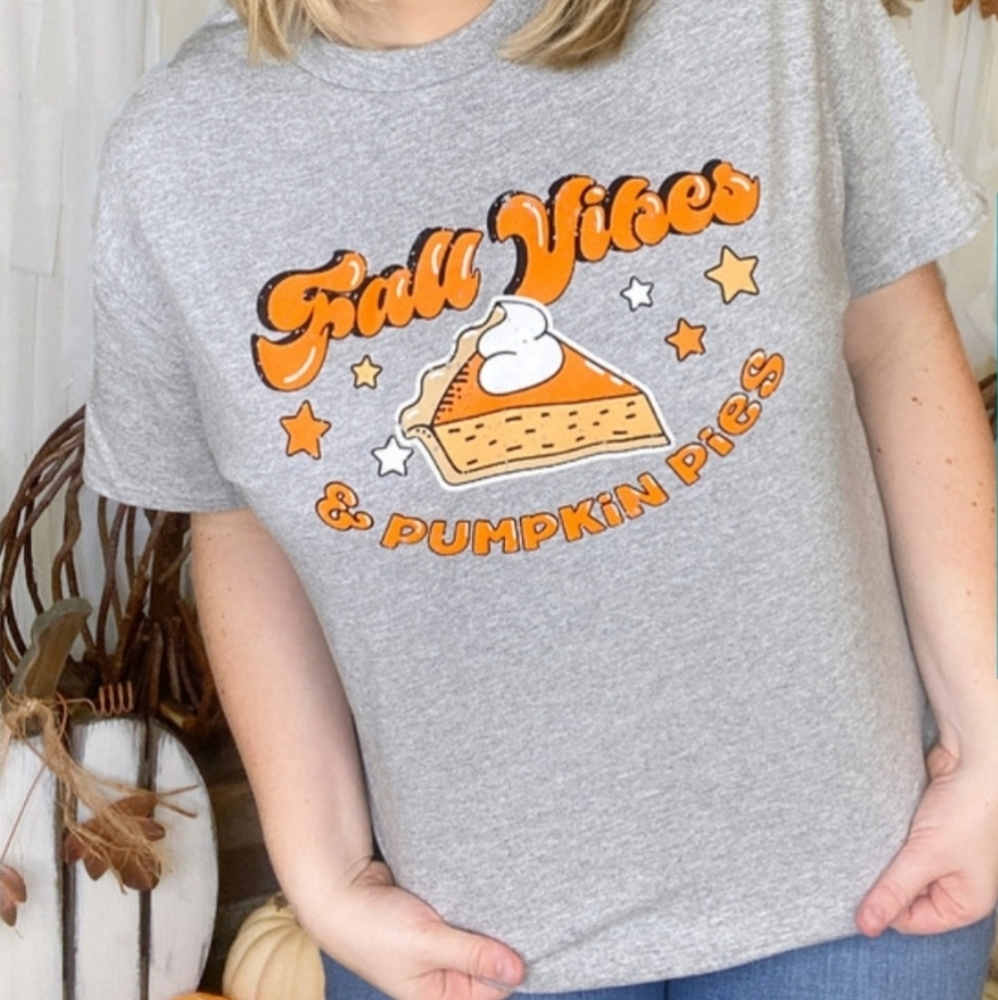 NEW Fall Vibes Pumpkin Pie Tee